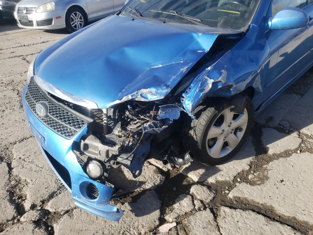 Photo 9 from auction – 2007 KIA SPECTRA EX with VIN KNAFE121075000114
