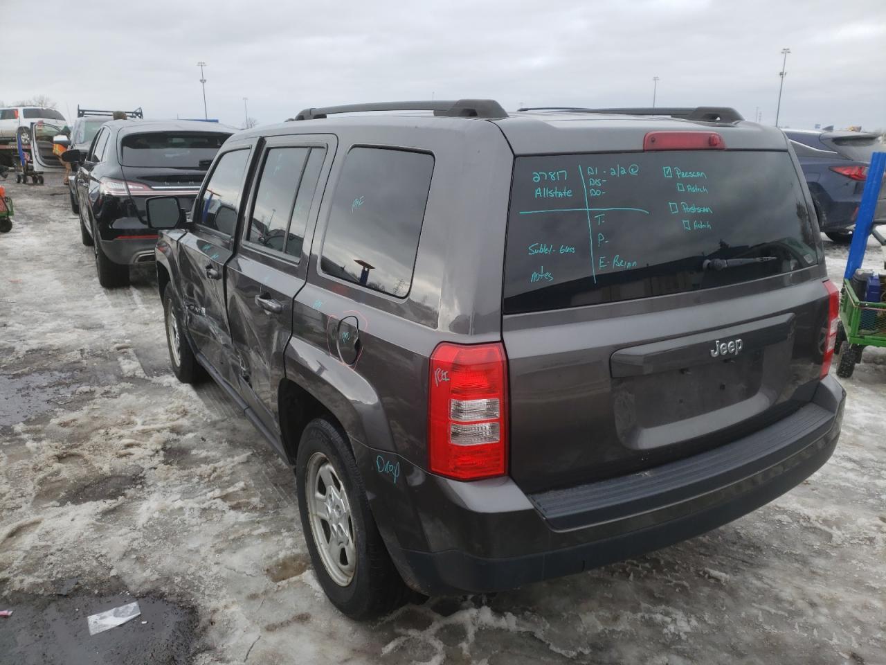 Photo 3 from auction – 2015 JEEP PATRIOT SP with VIN 1C4NJPBA8FD358272