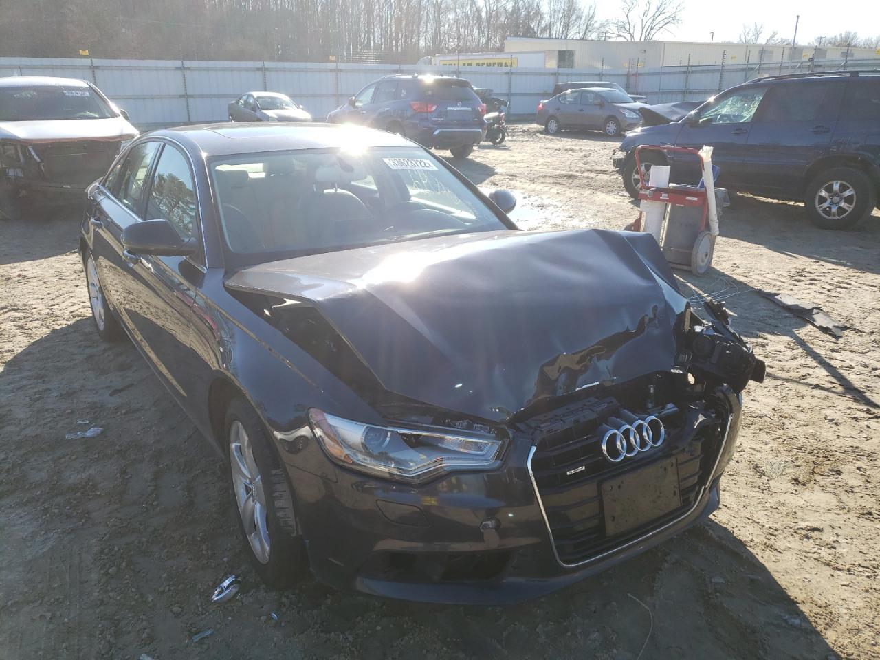 AUDI A6 PREMIUM 2012 with VIN WAUGGAFC0CN070328 - Photo from auction