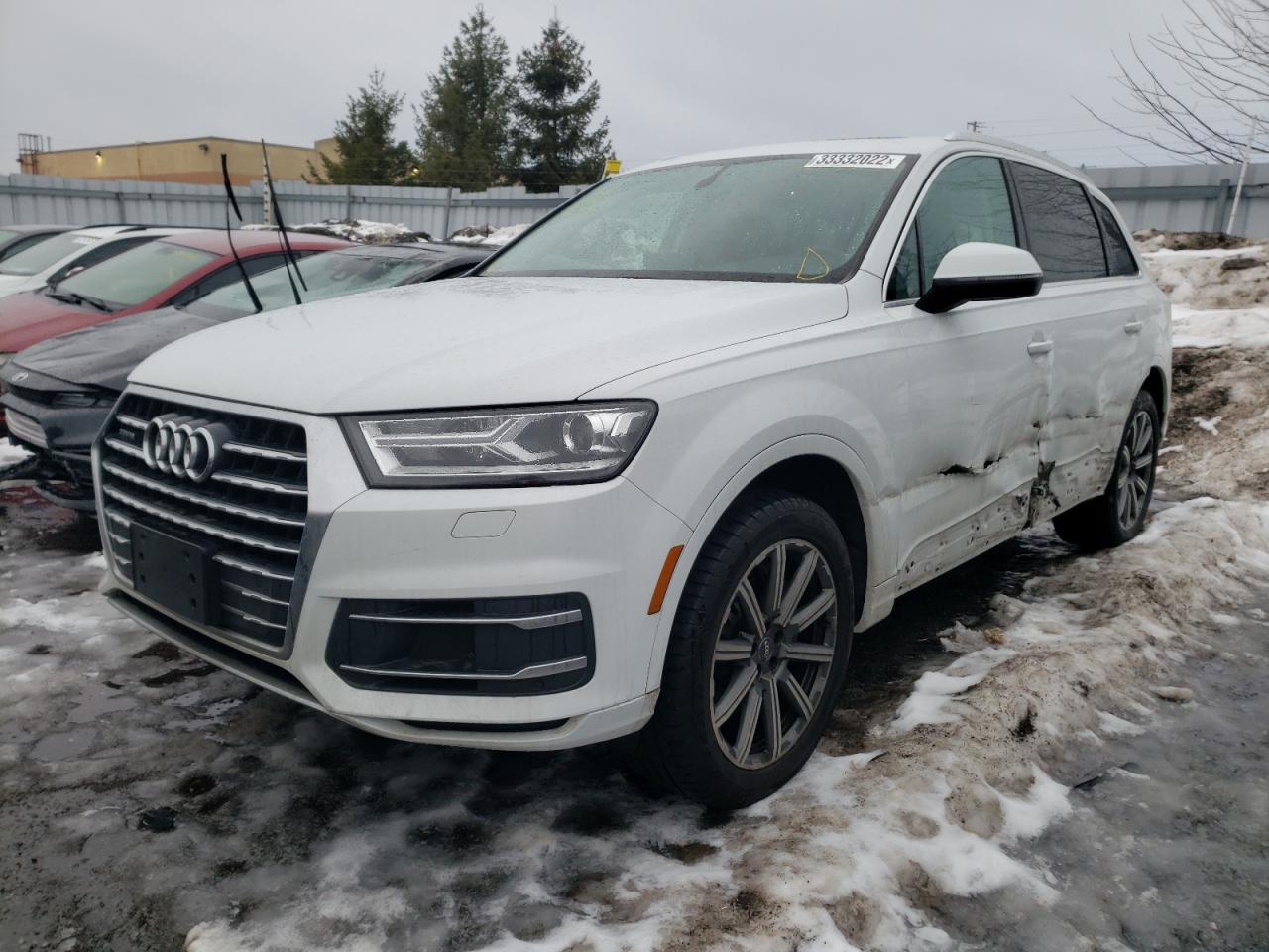 Photo 2 from auction – 2018 AUDI Q7 PREMIUM with VIN WA1AAAF72JD050043