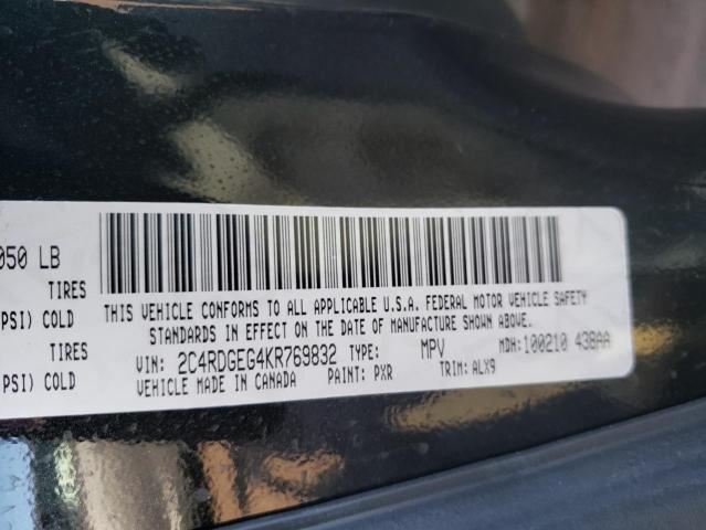 Photo 10 from auction – 2019 DODGE GRAND CARA with VIN 2C4RDGEG4KR769832