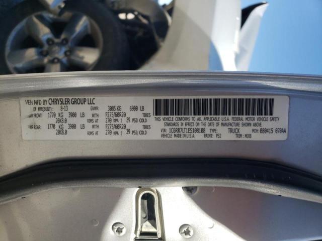Photo 10 from auction – 2014 RAM 1500 SLT with VIN 1C6RR7LT1ES108108