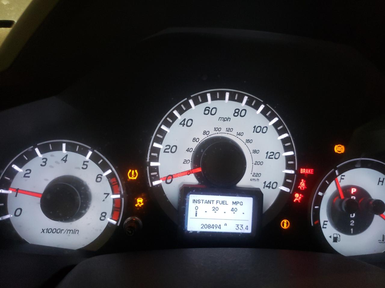 Photo 8 from auction – 2012 HONDA PILOT TOUR with VIN 5FNYF3H92CB023498