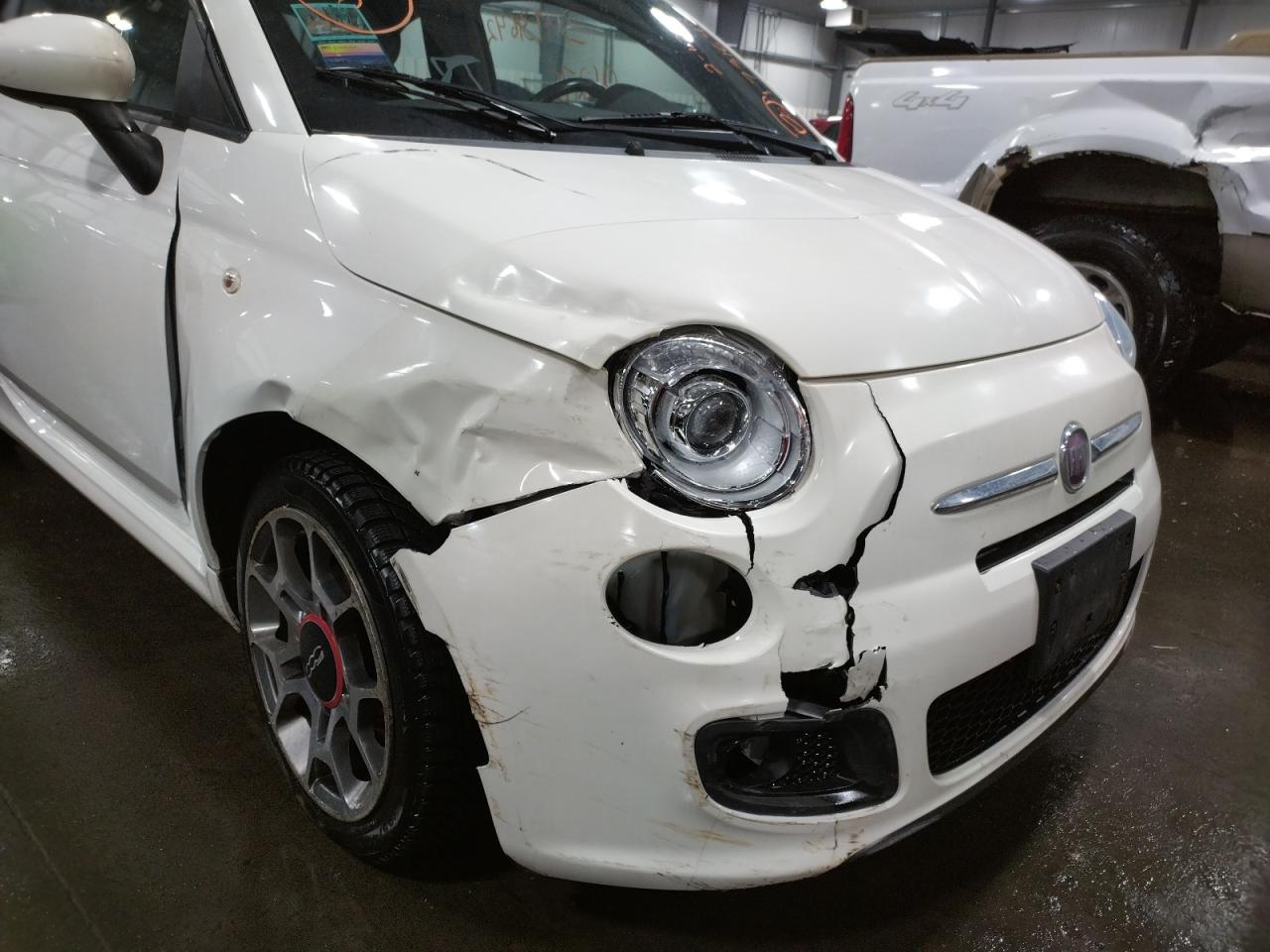 Photo 9 from auction – 2012 FIAT 500 SPORT with VIN 3C3CFFBR0CT384299