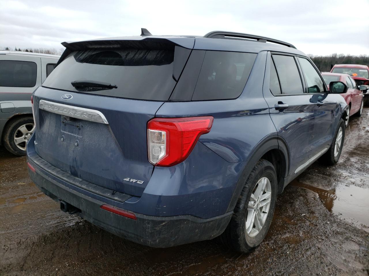 Photo 4 from auction – 2021 FORD EXPLORER X with VIN 1FMSK8DH2MGA58363