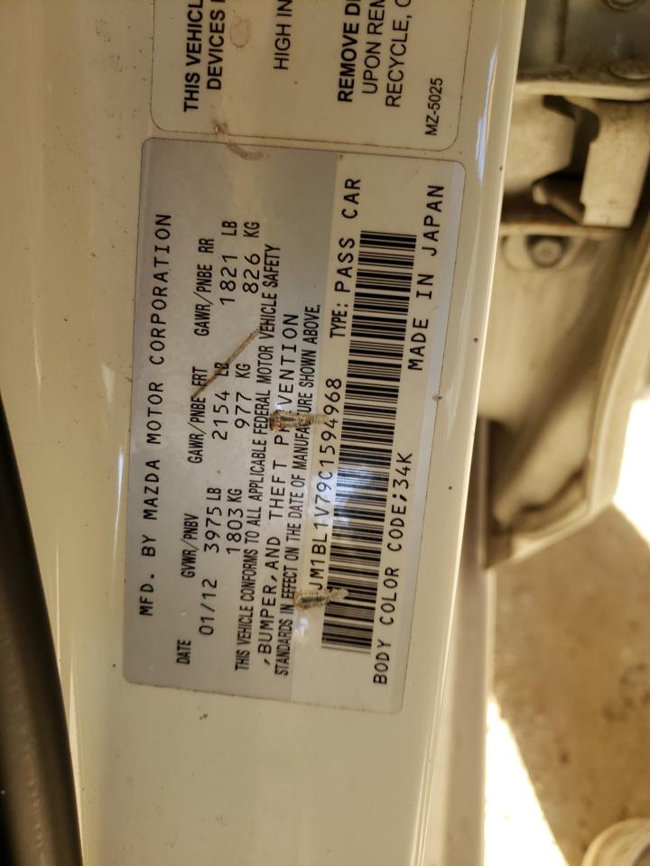Photo 10 from auction – 2012 MAZDA 3 I with VIN JM1BL1V79C1594968