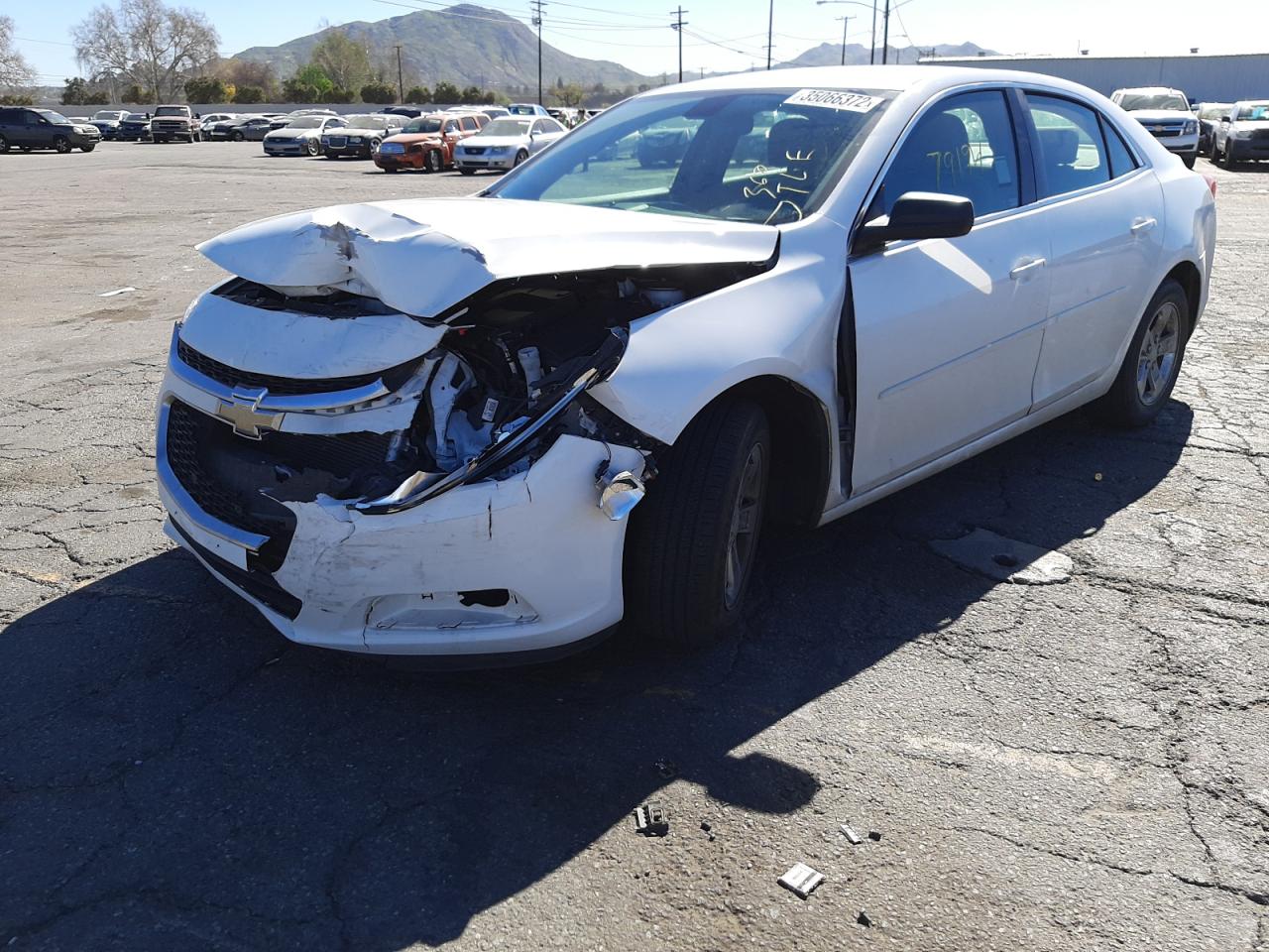 Photo 2 from auction – 2016 CHEVROLET MALIBU with VIN 1G11A5SA9GU124672