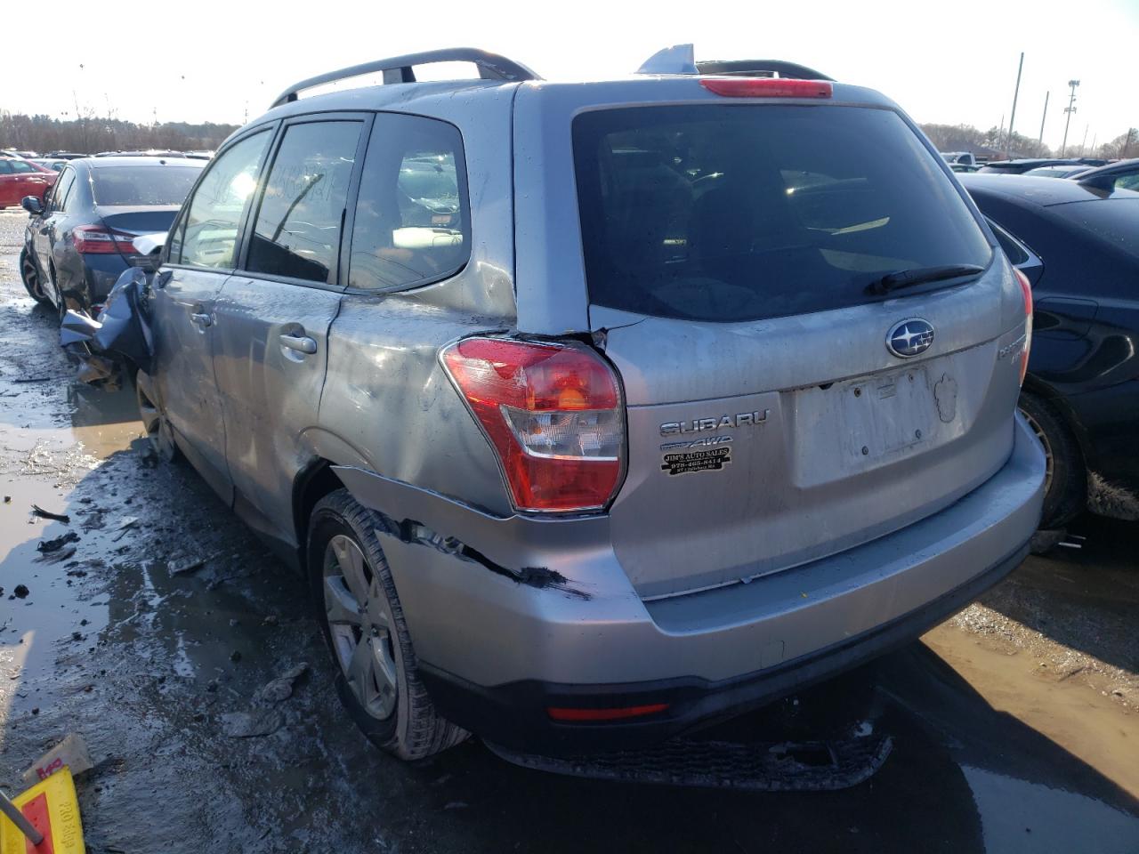 Photo 3 from auction – 2016 SUBARU FORESTER 2 with VIN JF2SJADC1GH410979