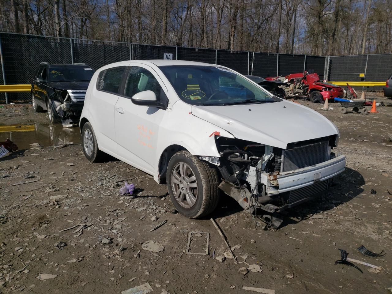 CHEVROLET SONIC LT 2012 with VIN 1G1JC6SB1C4226843 - Photo from auction