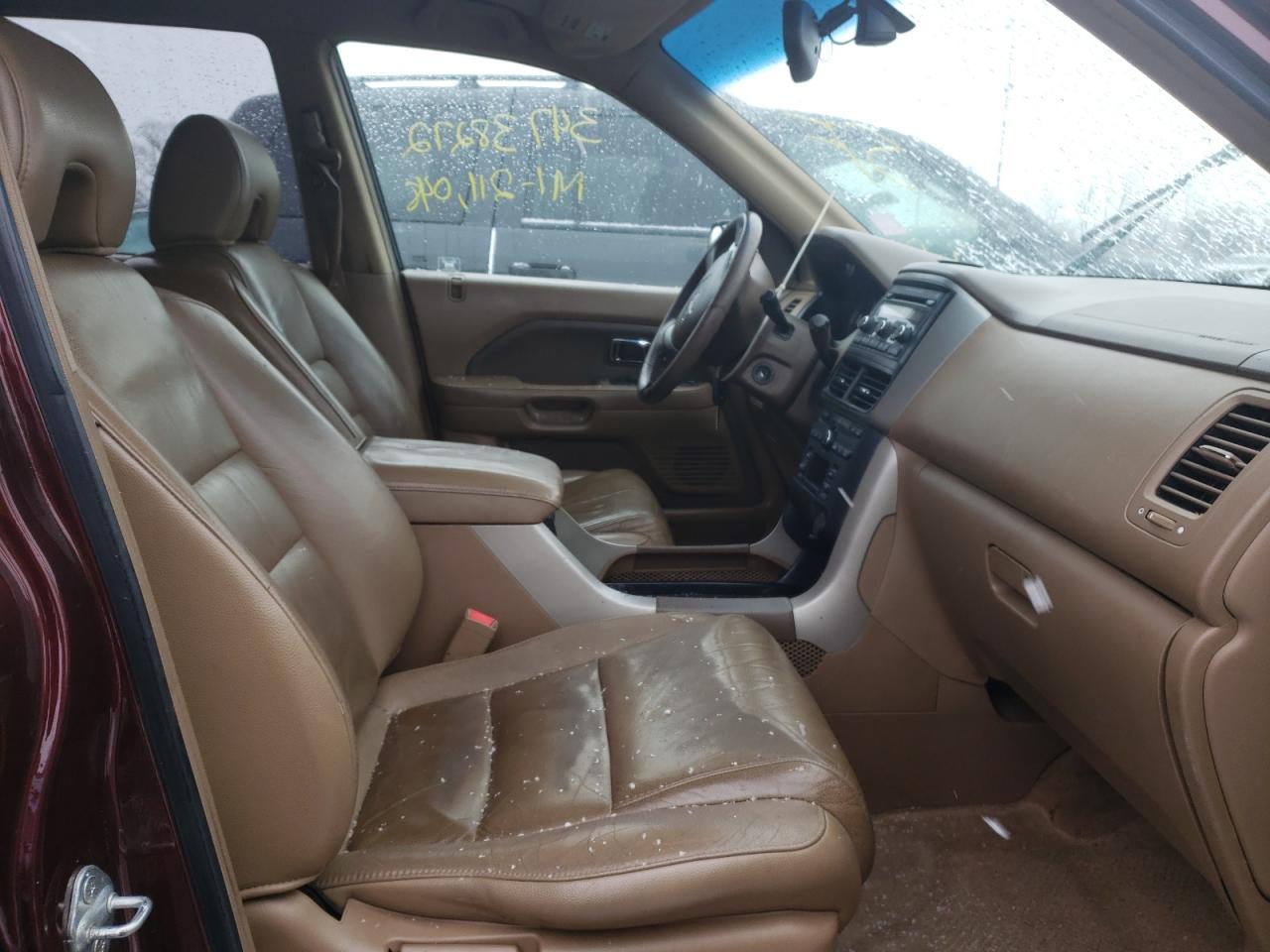 Photo 5 from auction – 2007 HONDA PILOT EXL with VIN 2HKYF18507H515214
