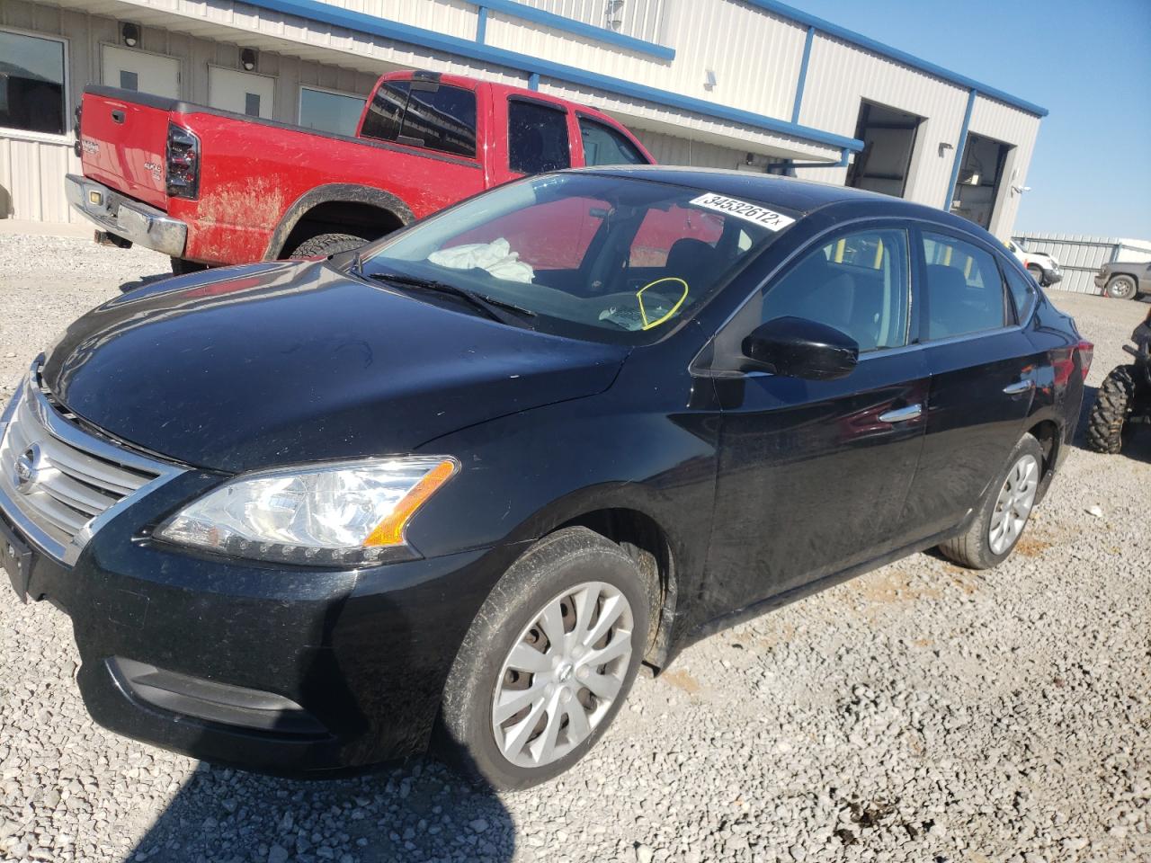 Photo 2 from auction – 2014 NISSAN SENTRA S with VIN 3N1AB7AP3EL666463