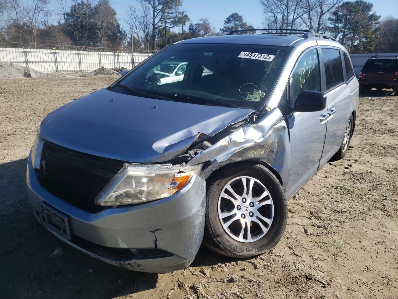 Photo 2 from auction – 2011 HONDA ODYSSEY EX with VIN 5FNRL5H64BB089645