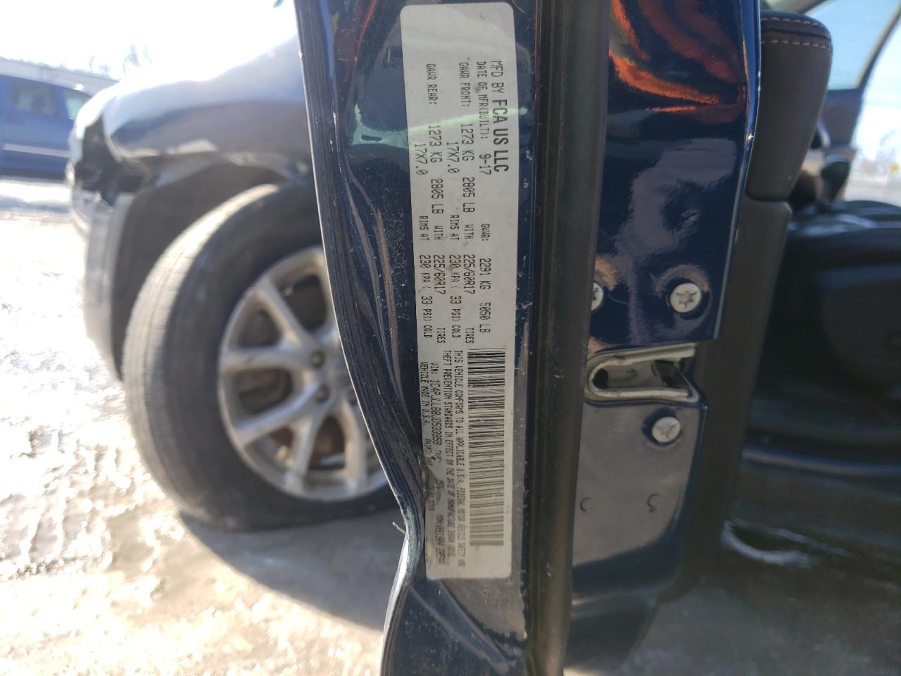 Photo 10 from auction – 2018 JEEP CHEROKEE L with VIN 1C4PJLLB8JD533959