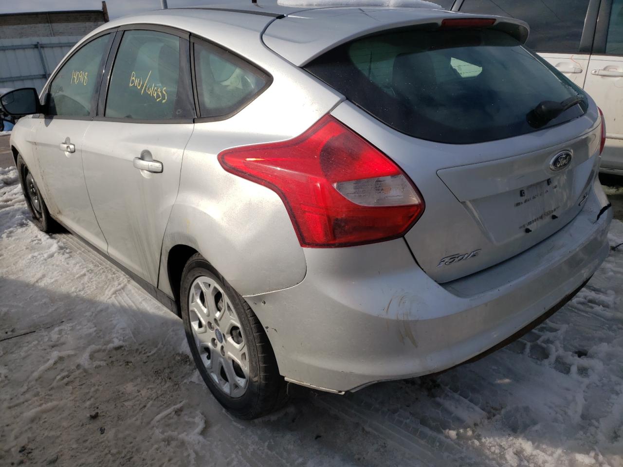 Photo 3 from auction – 2012 FORD FOCUS SE with VIN 1FAHP3K27CL462000