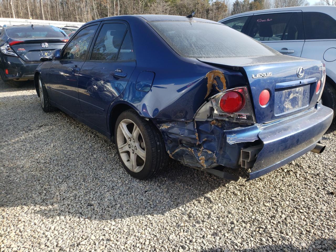 Photo 3 from auction – 2001 LEXUS IS 300 with VIN JTHBD182410025816