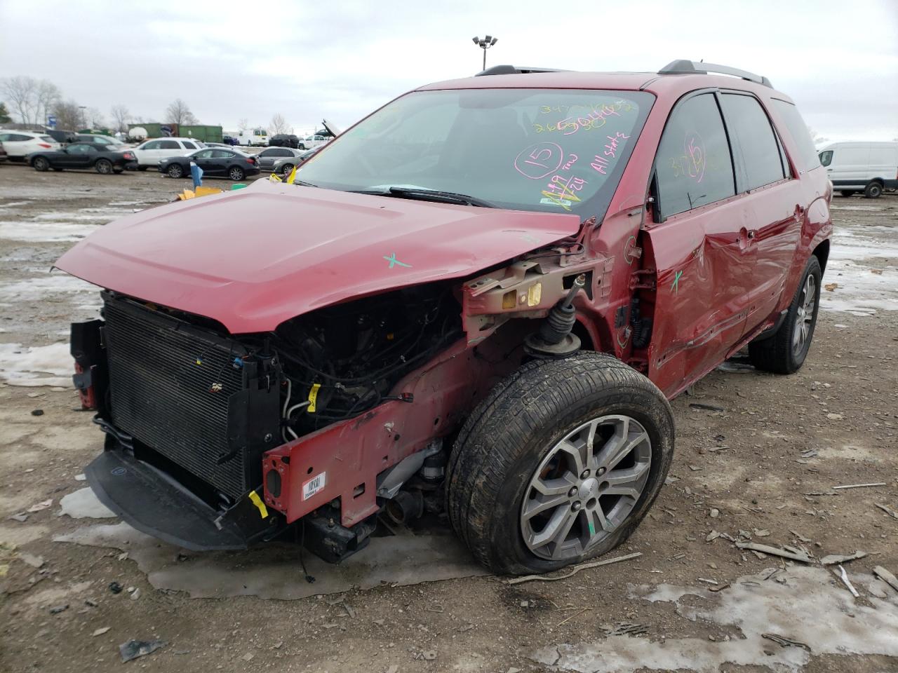 Photo 2 from auction – 2013 GMC ACADIA SLT with VIN 1GKKRRKD8DJ260430