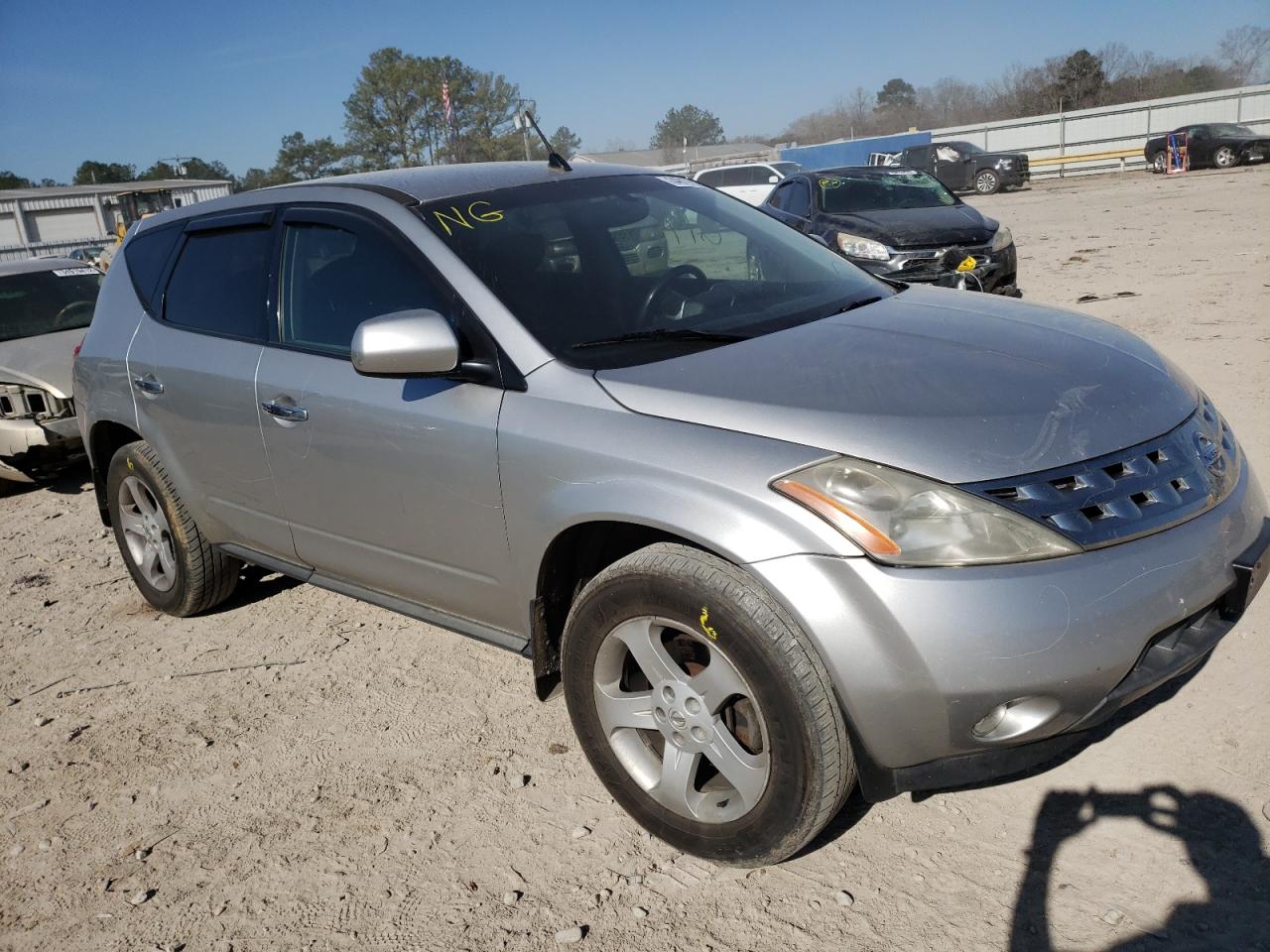 Photo 1 from auction – 2004 NISSAN MURANO SL with VIN JN8AZ08T44W224727
