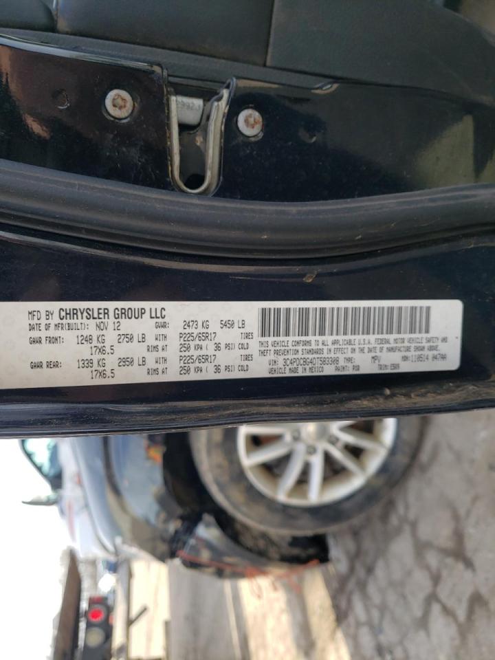 Photo 10 from auction – 2013 DODGE JOURNEY SX with VIN 3C4PDCBG4DT583308