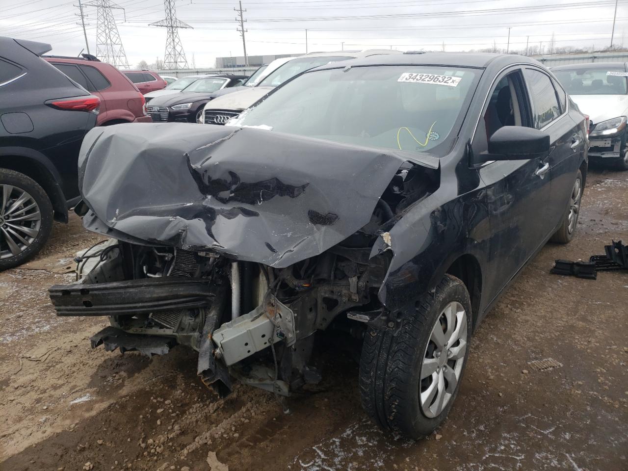 Photo 2 from auction – 2014 NISSAN SENTRA S with VIN 3N1AB7AP1EY207161