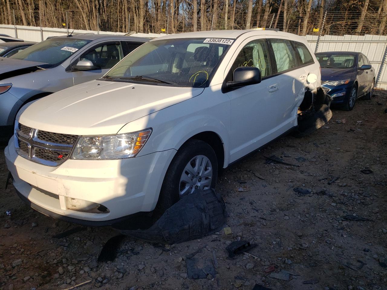 Photo 2 from auction – 2015 DODGE JOURNEY SE with VIN 3C4PDCAB4FT719946