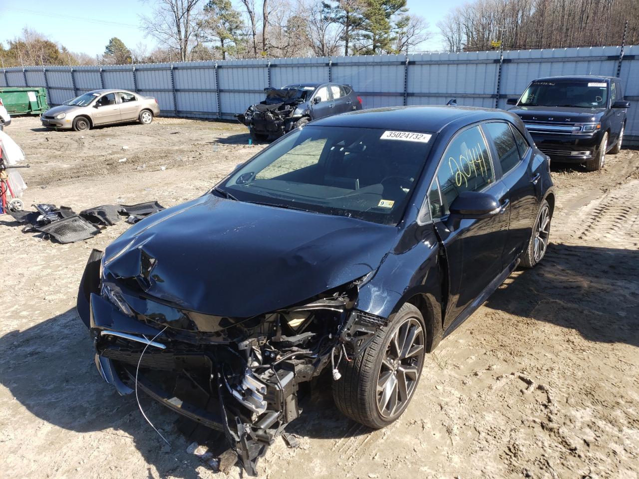 Photo 2 from auction – 2019 TOYOTA COROLLA SE with VIN JTNK4RBE4K3045451
