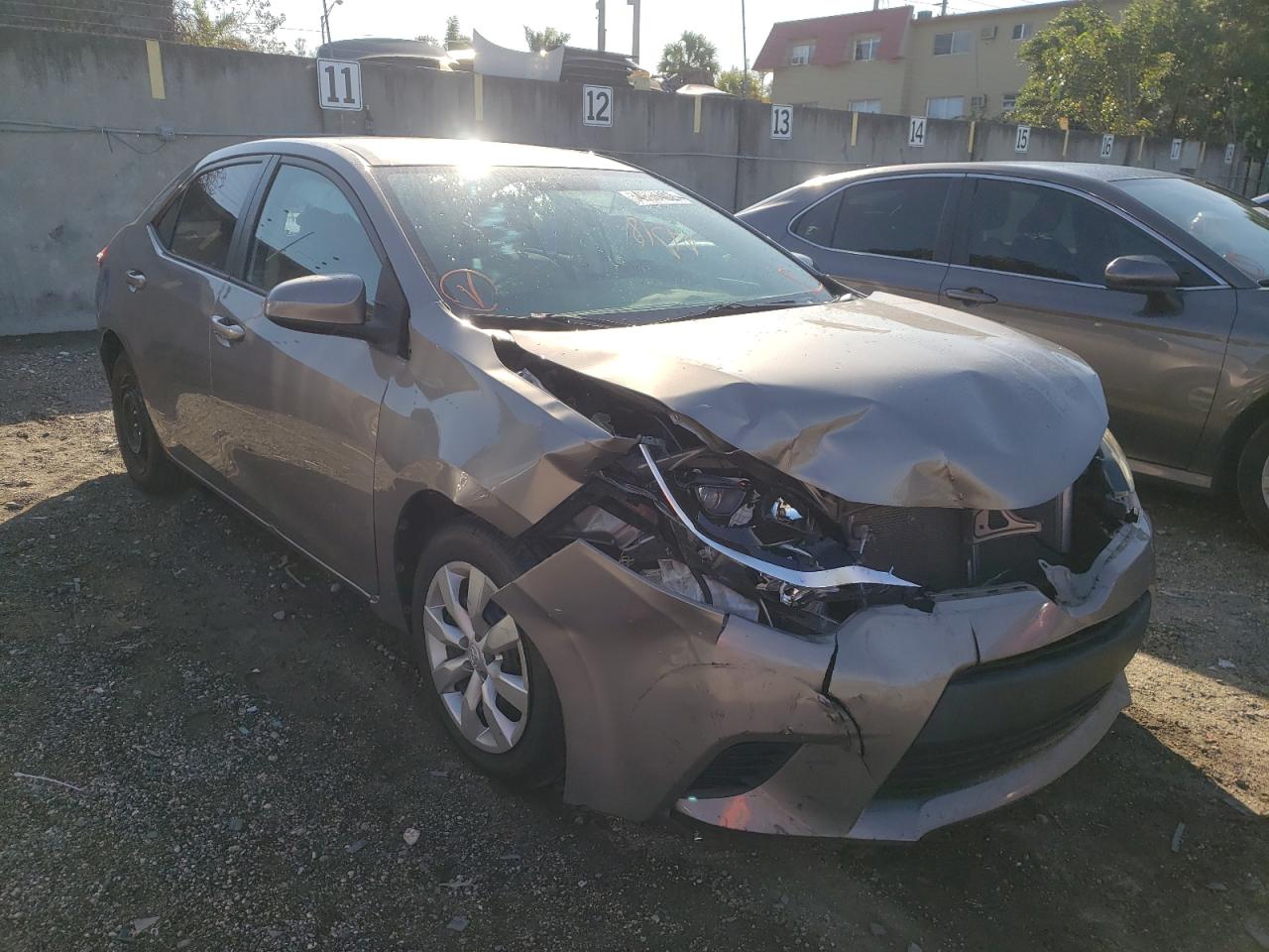 TOYOTA COROLLA L 2014 with VIN 2T1BURHE2EC125290 - Photo from auction
