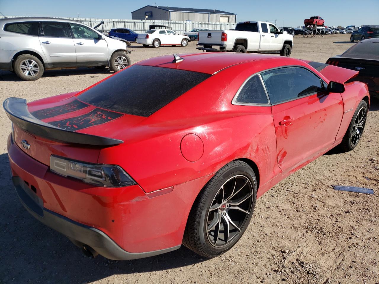 Photo 4 from auction – 2014 CHEVROLET CAMARO LT with VIN 2G1FB1E32E9143695