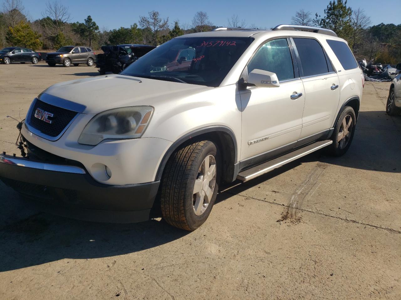 Photo 2 from auction – 2008 GMC ACADIA SLT with VIN 1GKER33738J302091
