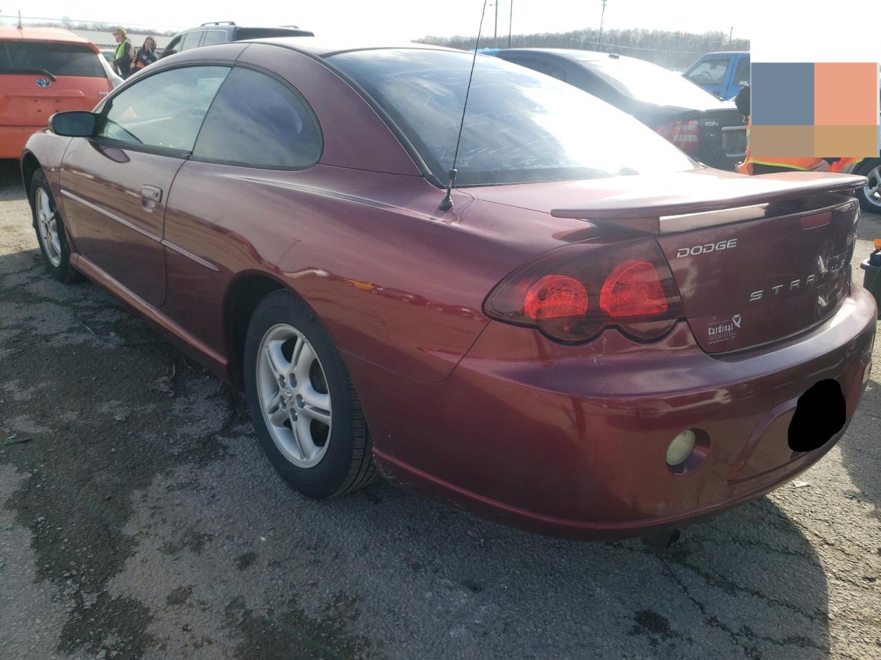 Photo 3 from auction – 2005 DODGE STRATUS SX with VIN 4B3AG42G75E043097