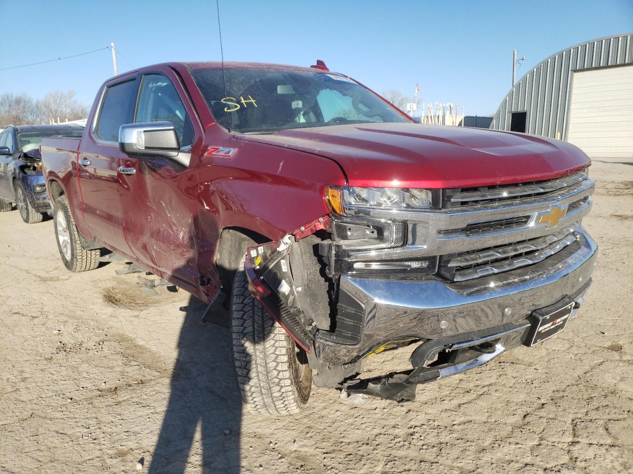 Photo 1 from auction – 2021 CHEVROLET SILVERADO with VIN 3GCUYGED3MG388261