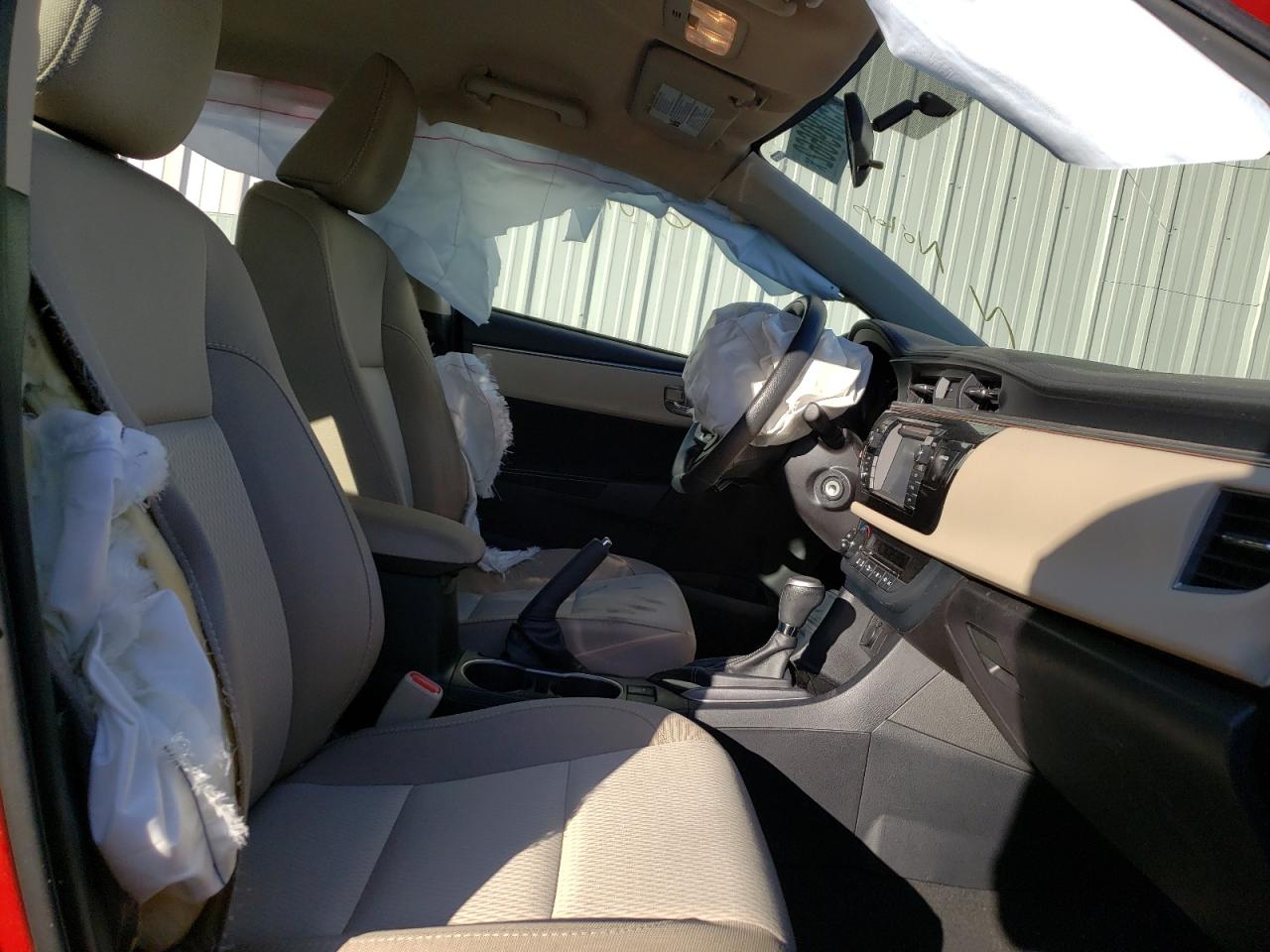 Photo 5 from auction – 2016 TOYOTA COROLLA L with VIN 2T1BURHE4GC605656