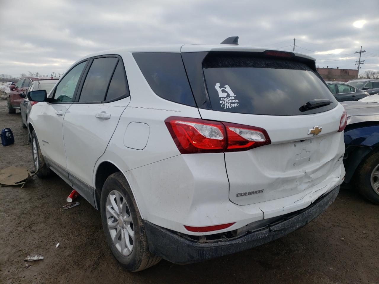Photo 3 from auction – 2021 CHEVROLET EQUINOX with VIN 3GNAXHEV7MS154388