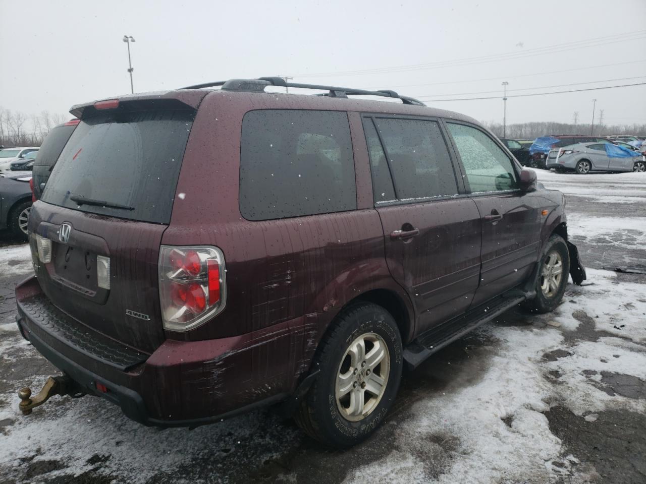 Photo 4 from auction – 2007 HONDA PILOT EXL with VIN 2HKYF18507H515214
