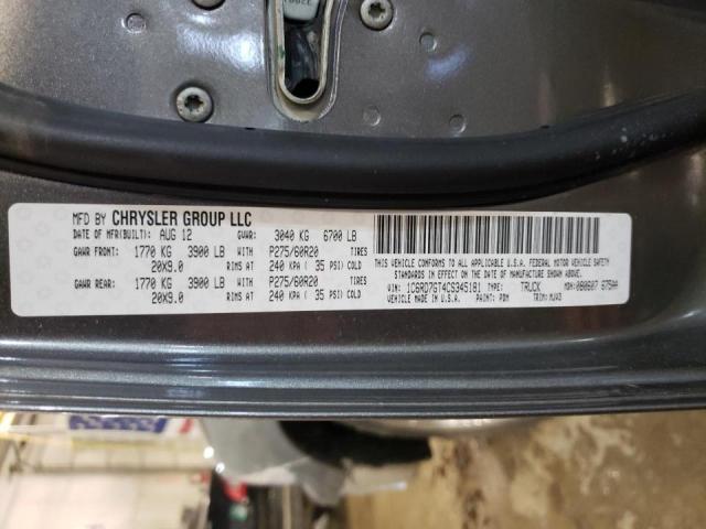 Photo 10 from auction – 2012 DODGE RAM 1500 S with VIN 1C6RD7GT4CS345181