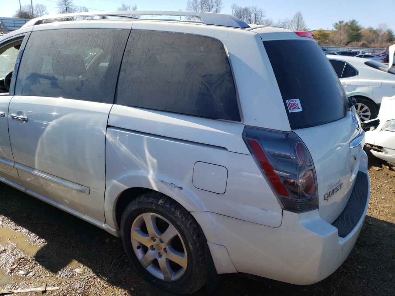Photo 3 from auction – 2007 NISSAN QUEST S with VIN 5N1BV28U47N133639