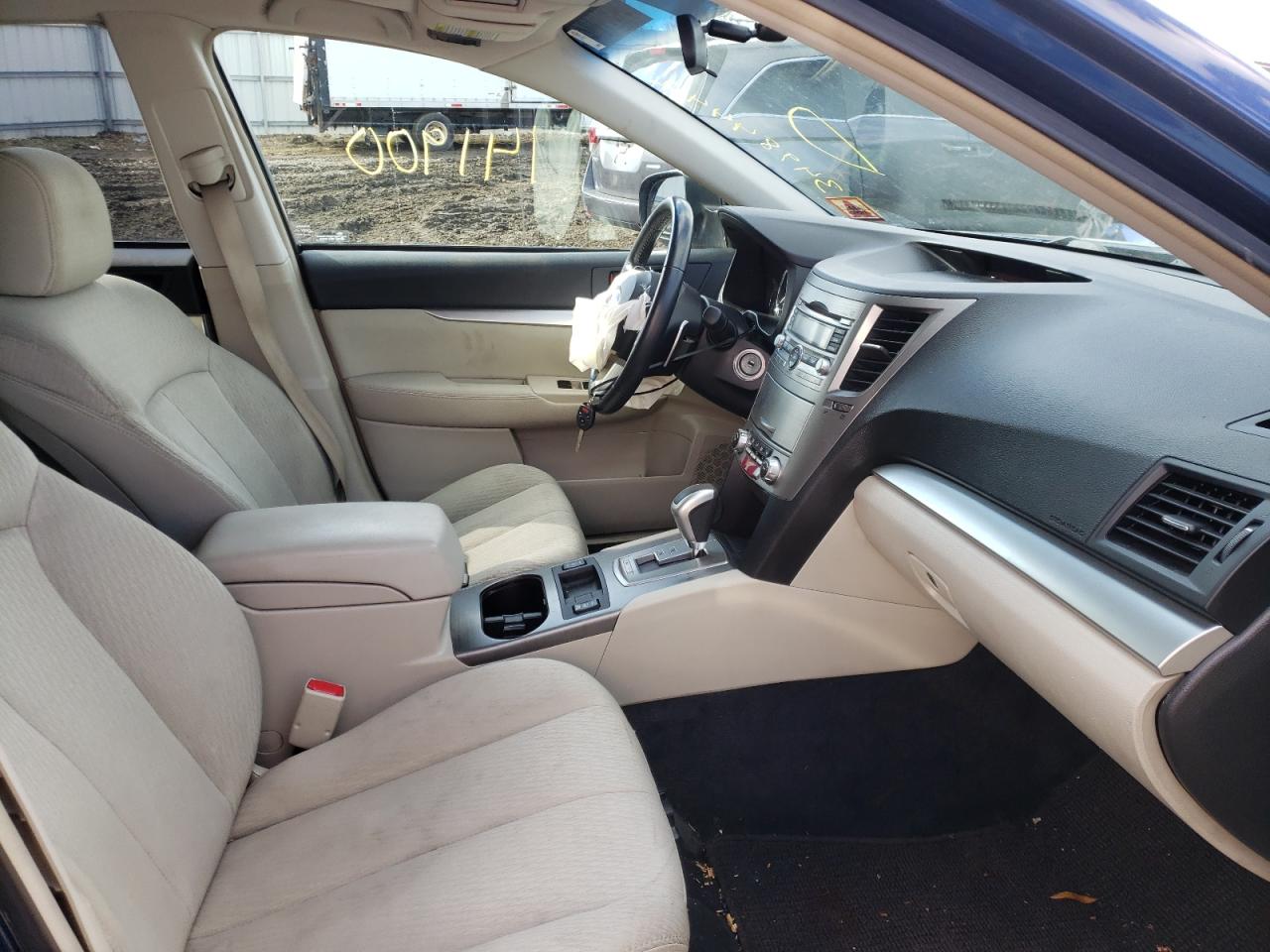 Photo 5 from auction – 2010 SUBARU OUTBACK 2. with VIN 4S4BRBGCXA3311845