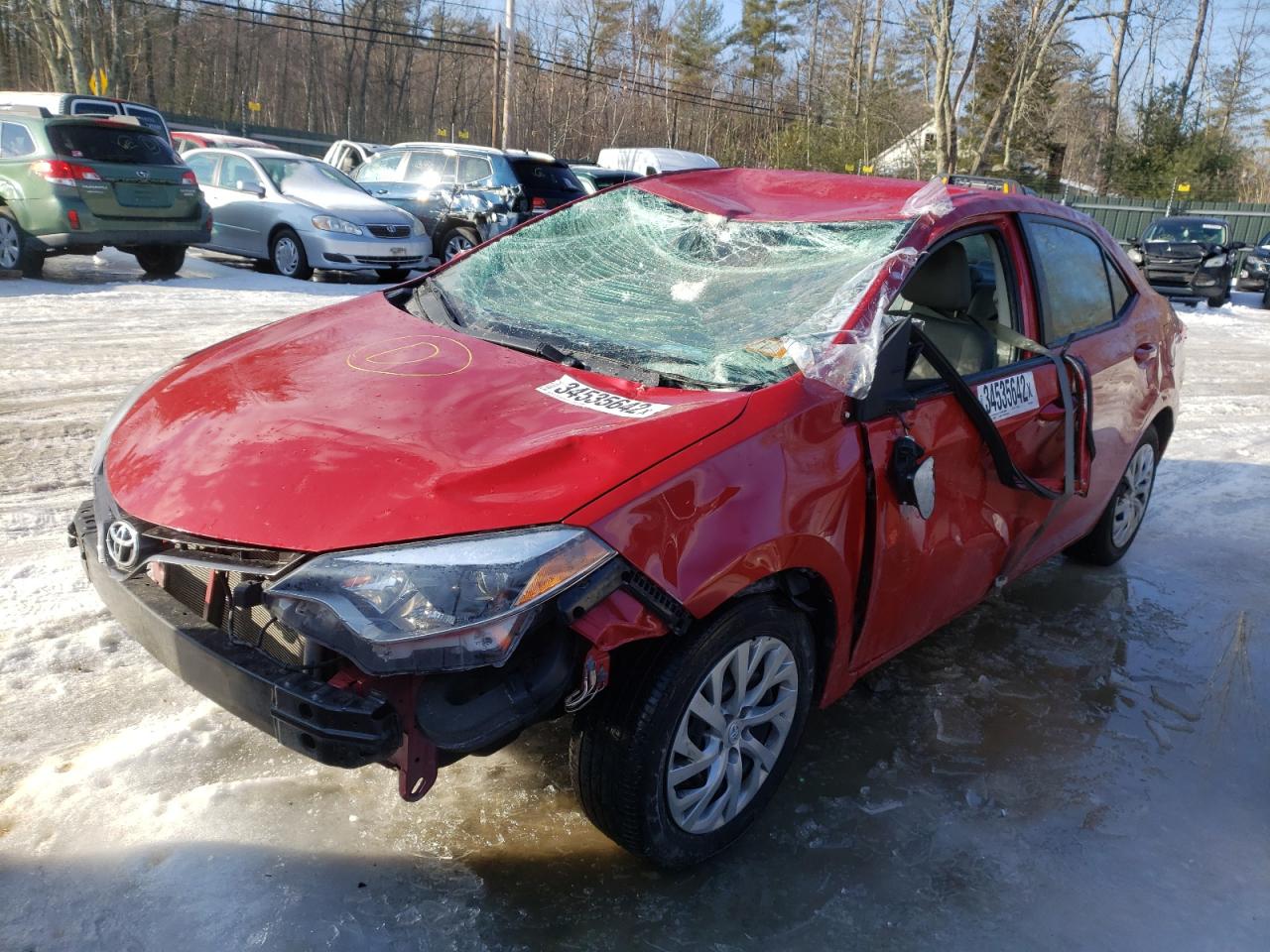 Photo 2 from auction – 2016 TOYOTA COROLLA L with VIN 2T1BURHE3GC584508