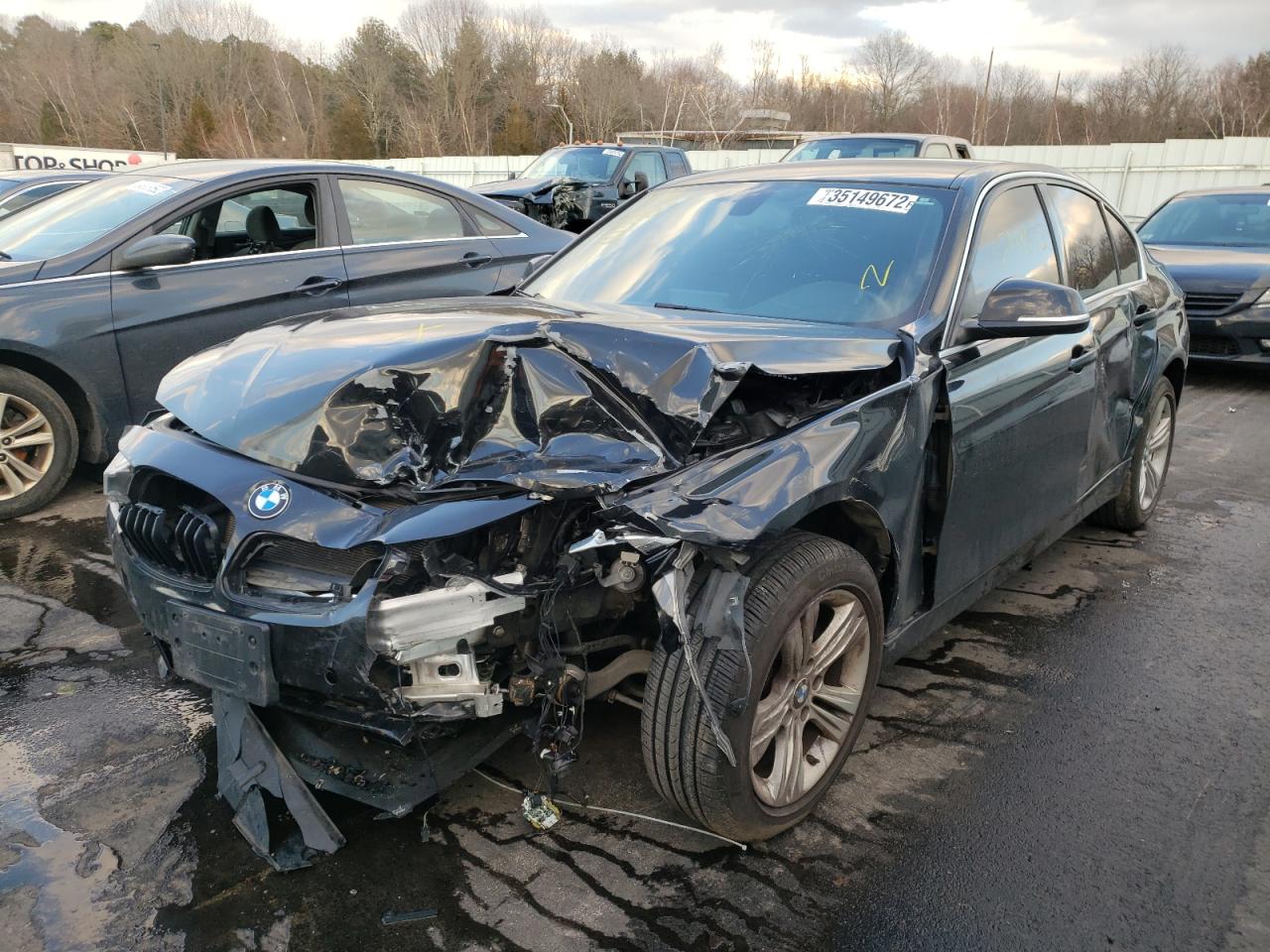 Photo 2 from auction – 2017 BMW 330 XI with VIN WBA8D9C33HA011367