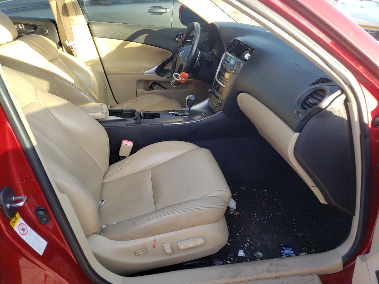 Photo 5 from auction – 2008 LEXUS IS 250 with VIN JTHBK262682071631