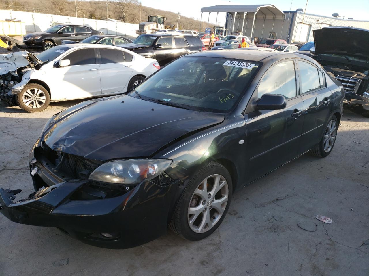 Photo 2 from auction – 2008 MAZDA 3 I with VIN JM1BK32F281138411