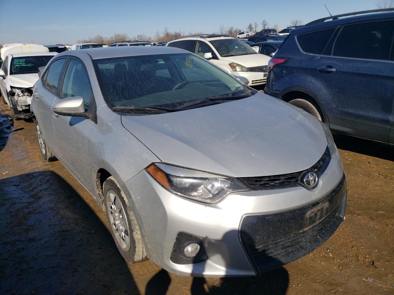 TOYOTA COROLLA L 2014 with VIN 5YFBURHE8EP177037 - Photo from auction