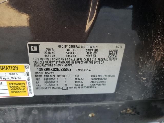 Photo 10 from auction – 2014 CHEVROLET TRAVERSE L with VIN 1GNKRGKD2EJ225682