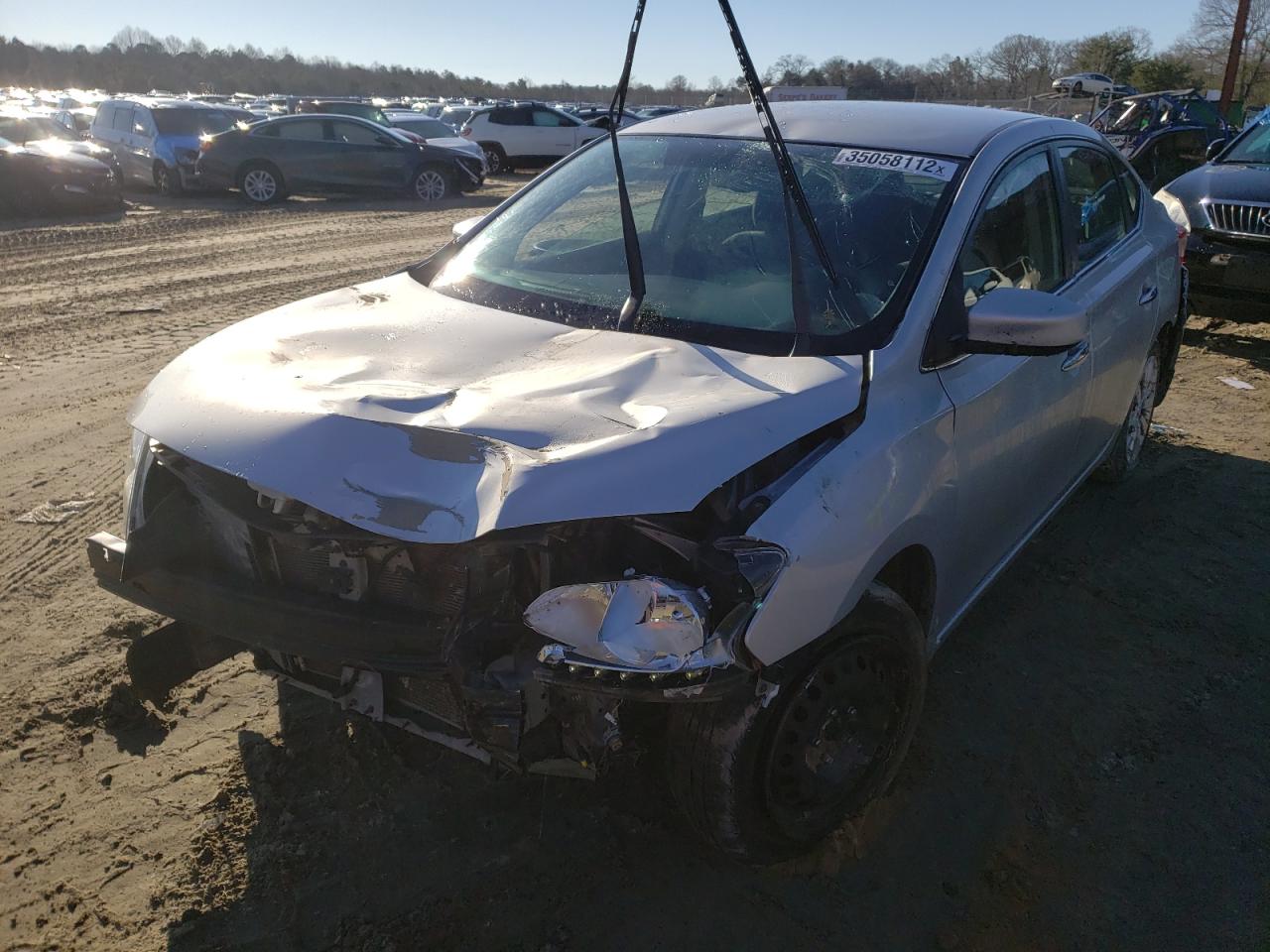Photo 2 from auction – 2013 NISSAN SENTRA S with VIN 3N1AB7AP8DL754231