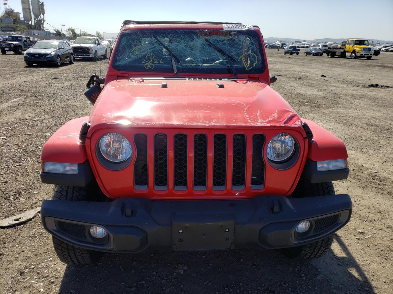 Photo 9 from auction – 2021 JEEP GLADIATOR with VIN 1C6HJTAG1ML534729