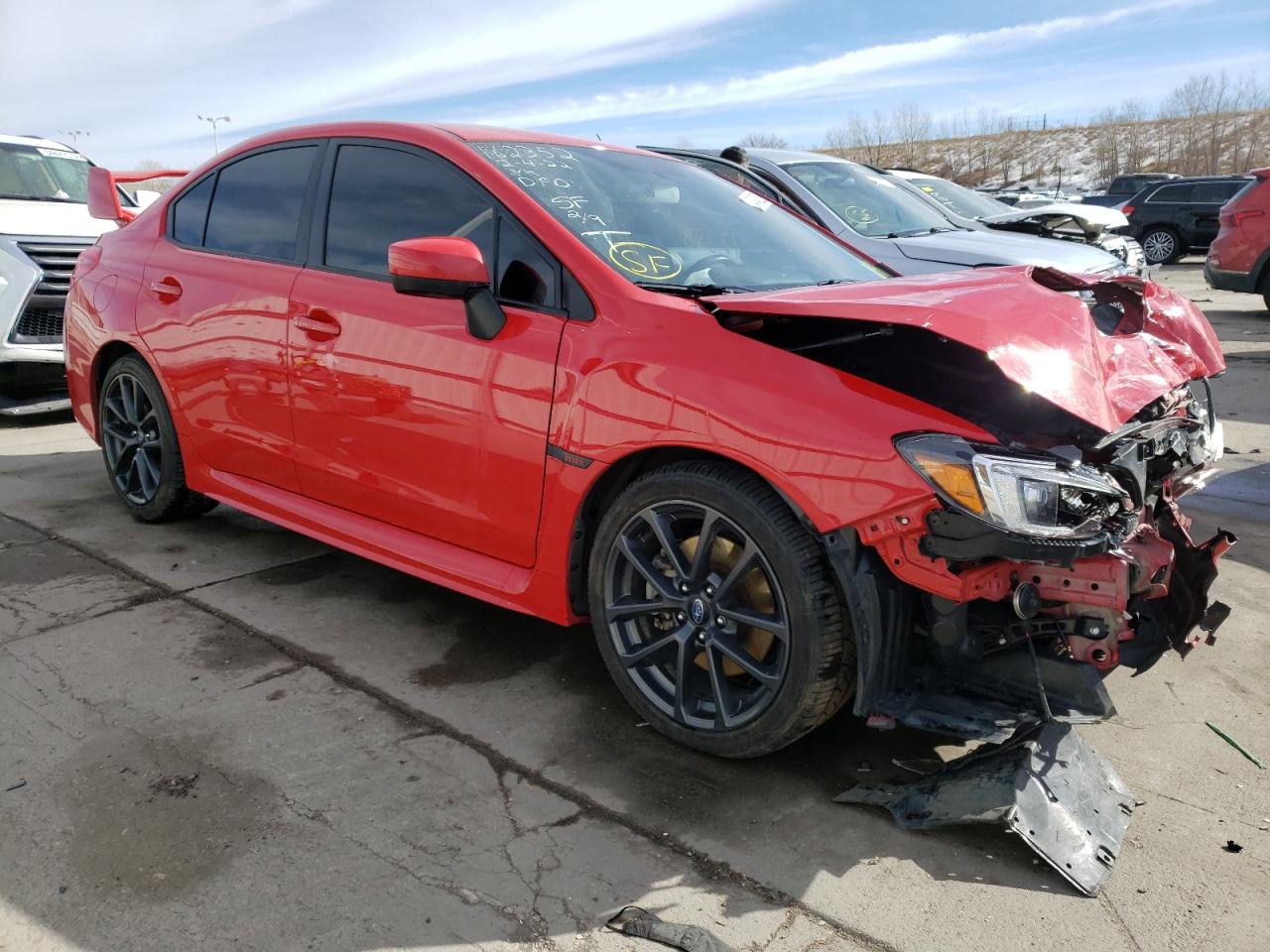 SUBARU WRX LIMITE 2018 with VIN JF1VA1F65J9816967 - Photo from auction