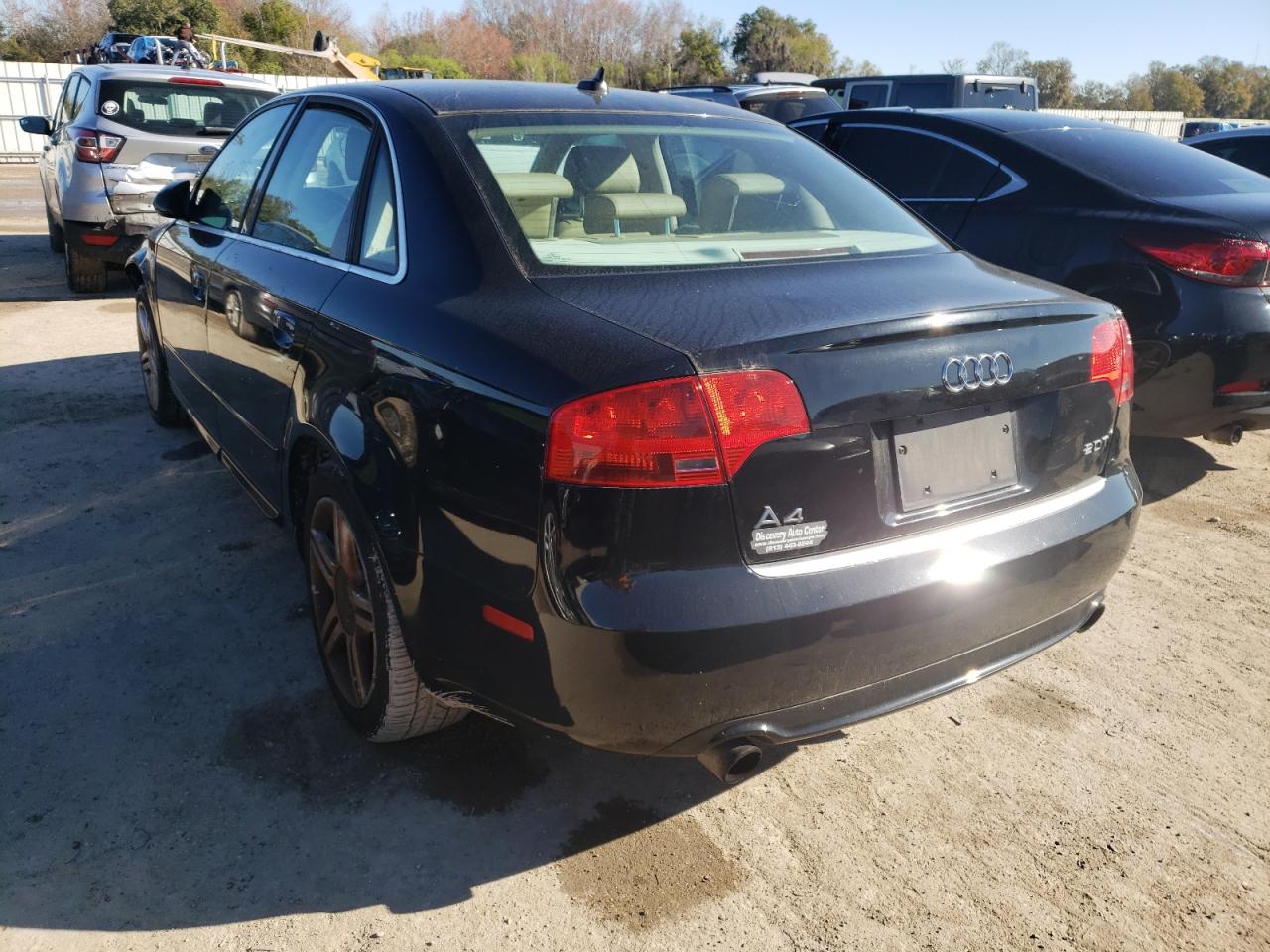 Photo 3 from auction – 2008 AUDI A4 2.0T with VIN WAUAF78E78A115371
