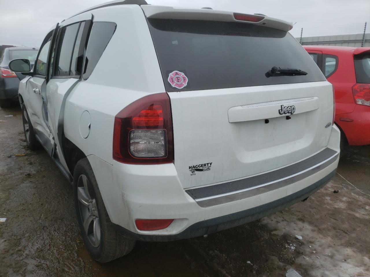Photo 3 from auction – 2016 JEEP COMPASS LA with VIN 1C4NJCEA2GD716410