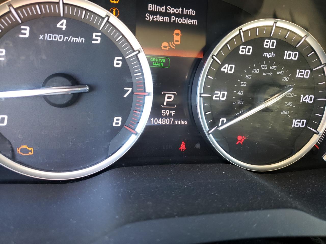 Photo 8 from auction – 2014 ACURA MDX TECHNO with VIN 5FRYD4H42EB026581