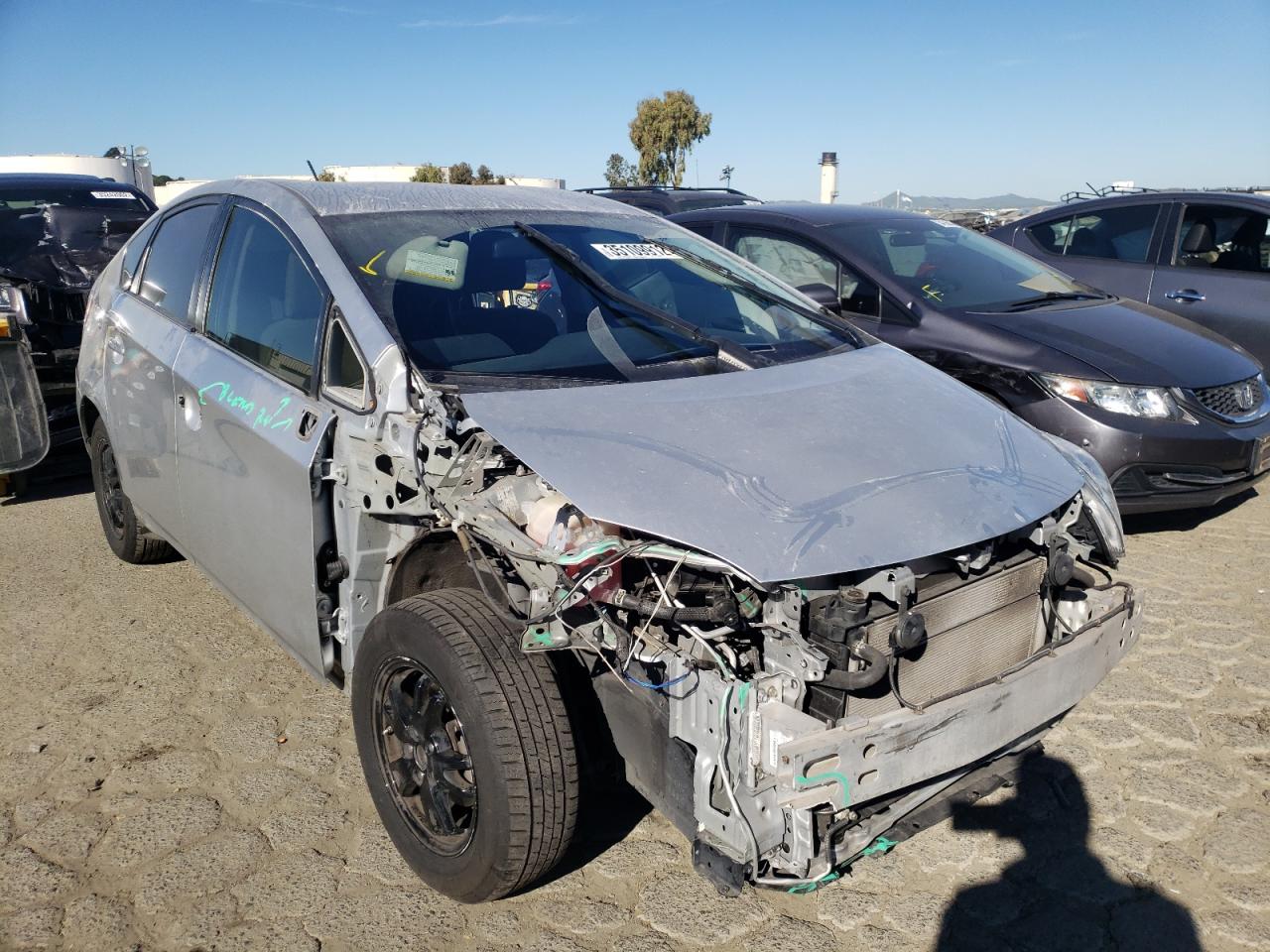 TOYOTA PRIUS 2012 with VIN JTDKN3DU3C5461337 - Photo from auction