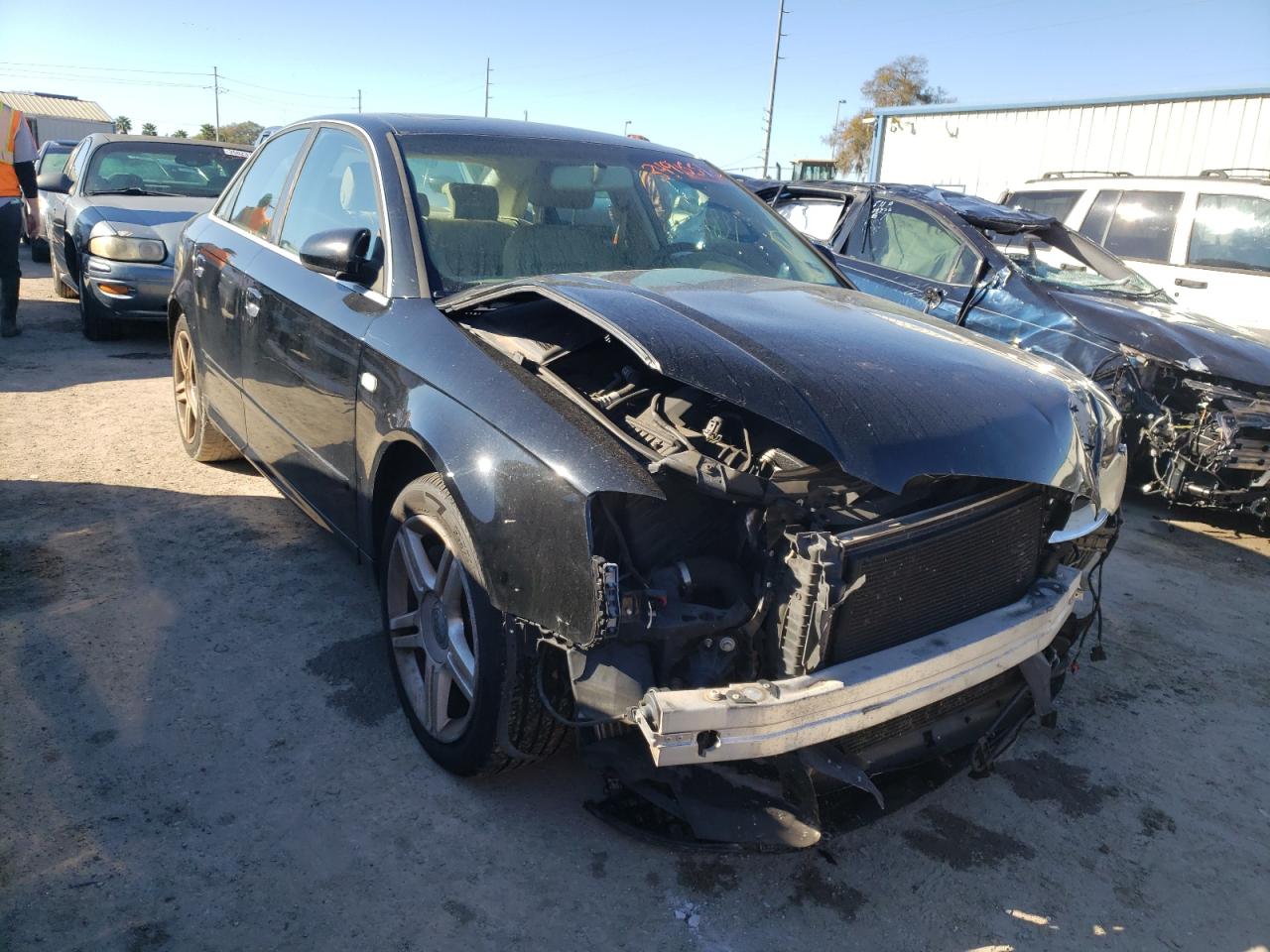 AUDI A4 2.0T 2008 with VIN WAUAF78E78A115371 - Photo from auction